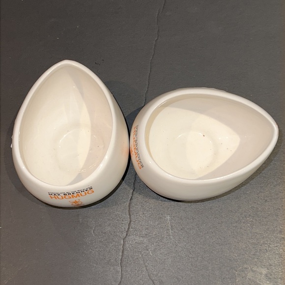 2x Max Brenner Hot Chocolate Oblong Ceramic Hug Mug Cup - Picture 2 of 4